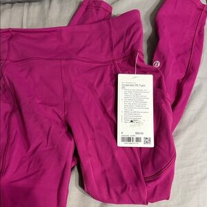 lululemon athletica Pink Leggings NWT